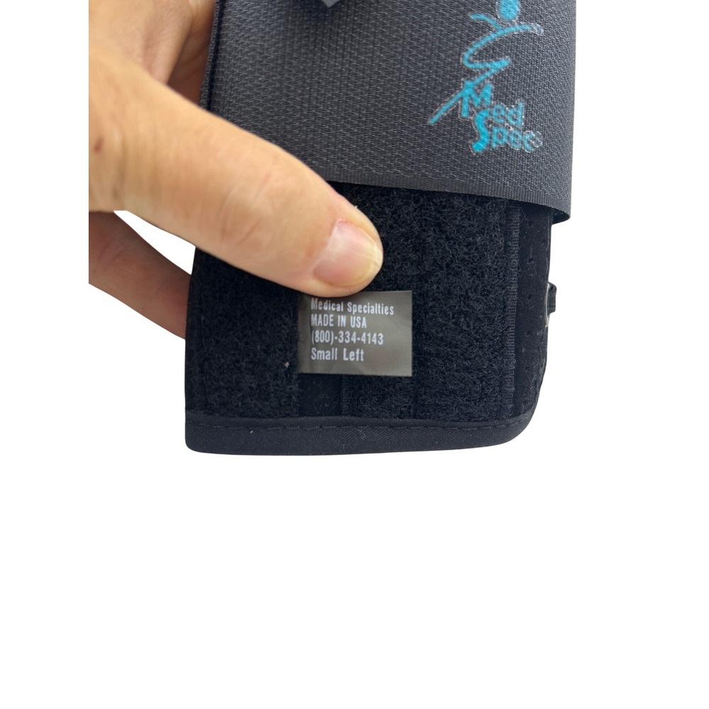 Med Spec Wrist Lacer Wrist Support Left Small Black Lacing Closure New in Box - Picture 5 of 6